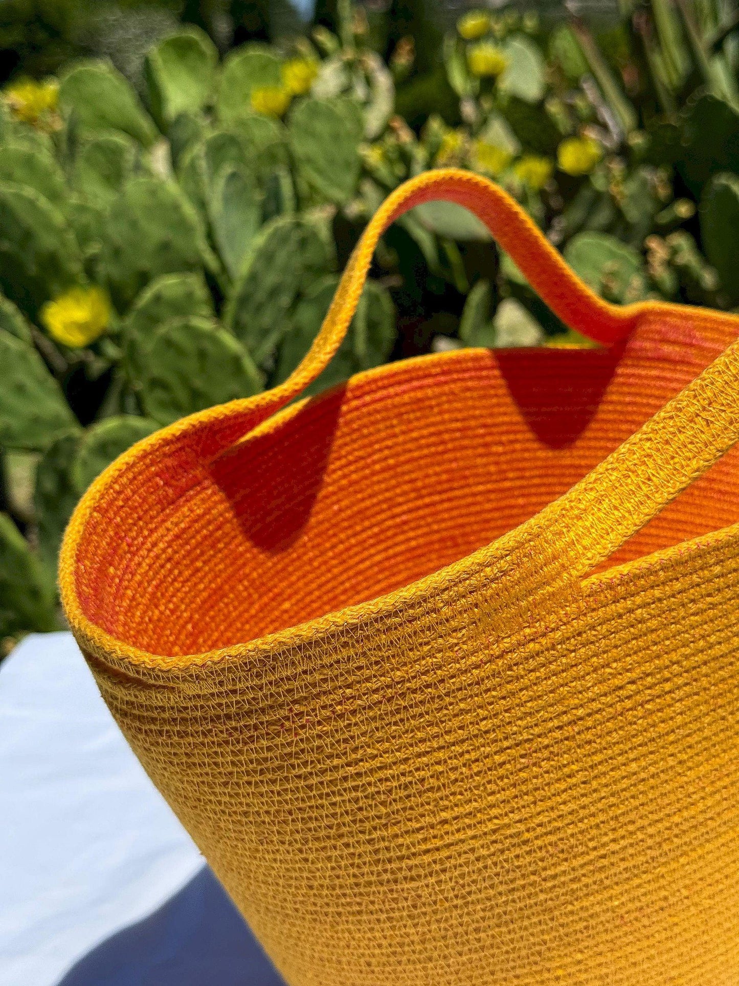 BORSA VENUS- Colore: Giallo - Misure: 29x40 cm - COTTONANDROPE.IT - Made Whit Love